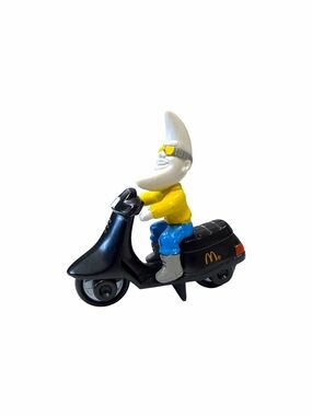 Vintage 1988 Mac Tonight Moon Man Motorcycle McDonald's Toy